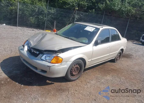 2000 Mazda Protege Dx/Lx from USA, damaged, VIN JM1BJ2228Y0211488